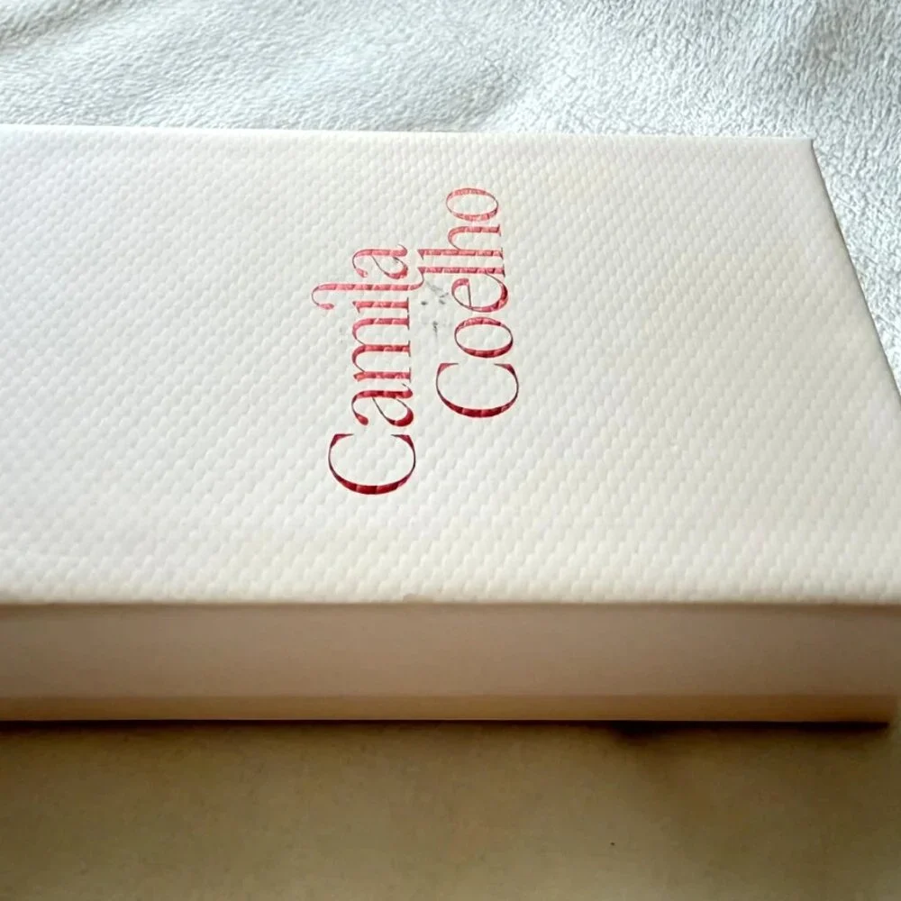 Camila Coelho Brass Teddy Bear Keychain Bag Charm Gold Enamel NIB